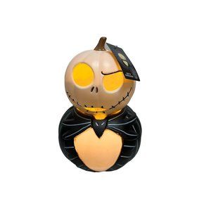 Jack Skellington Light Pumpkin Decoration 12” NBC Nightmare Before Christmas